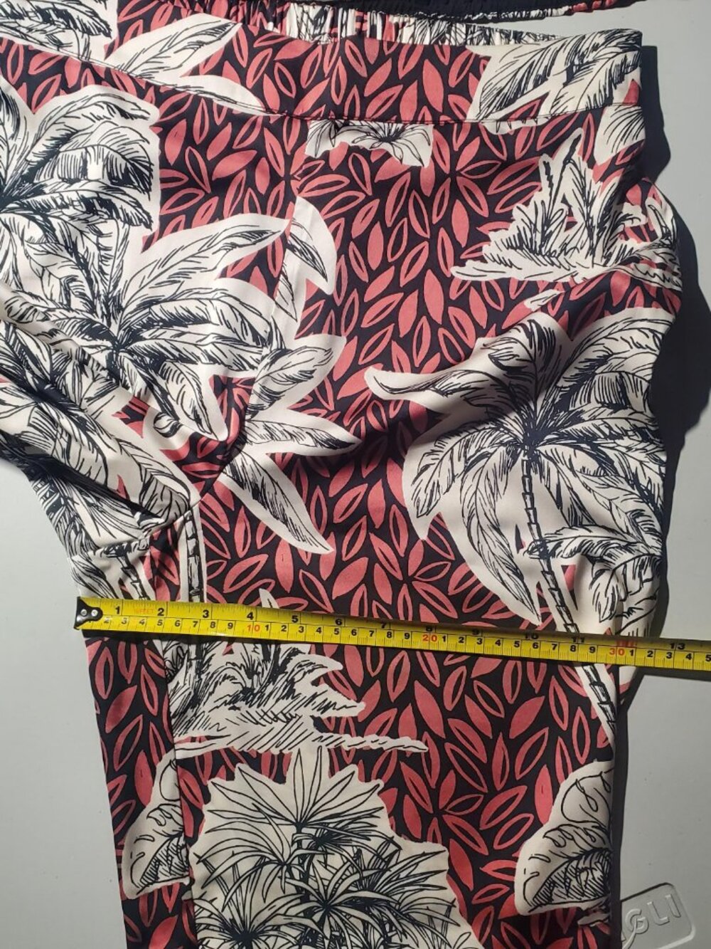 Rachel Zoe Palm Tree Print Halter Top & Pant Set Sz M - Picture 8 of 16